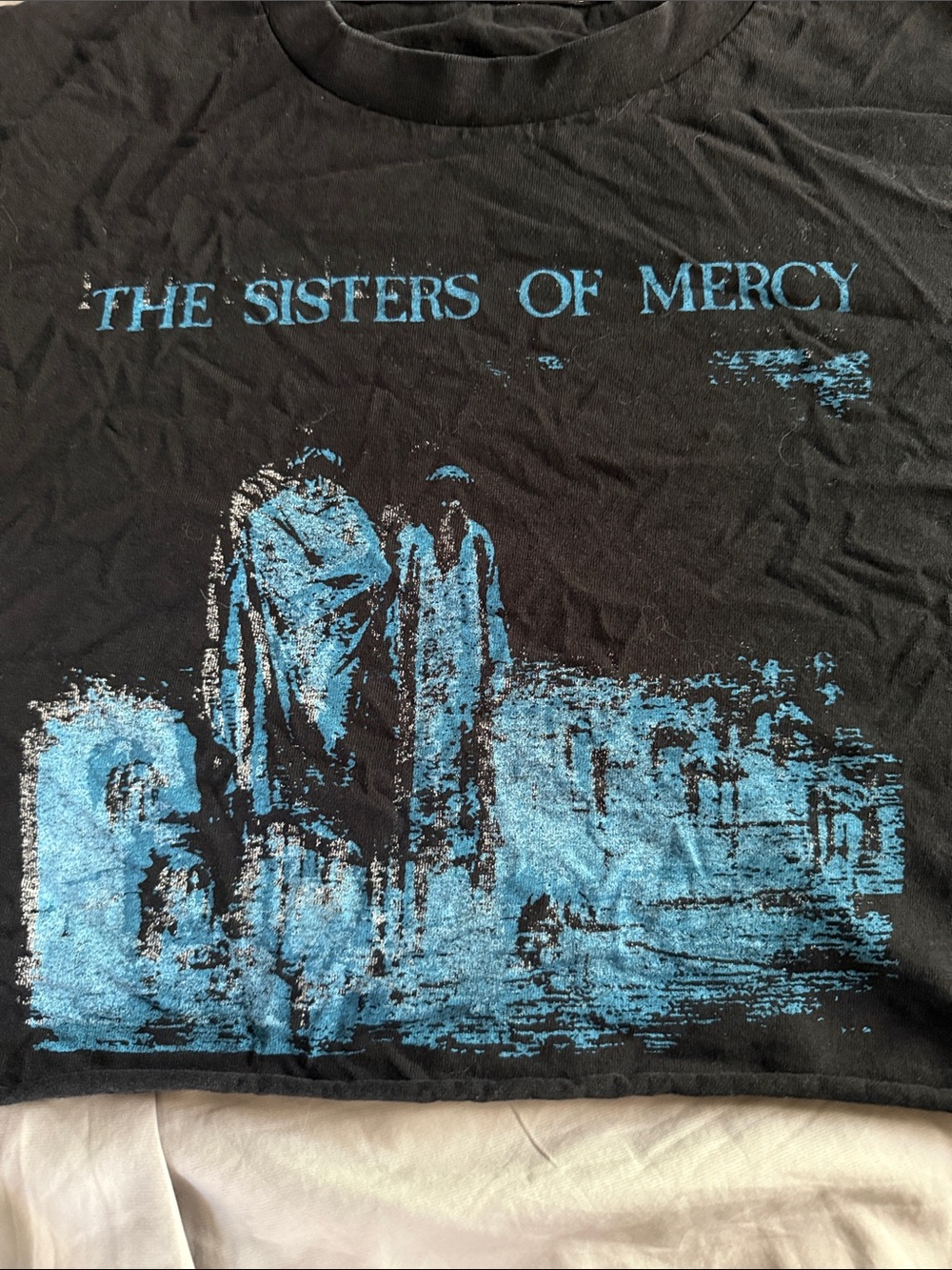 Sisters of Mercy Crop Top Sz L/XL - Picture 2 of 3